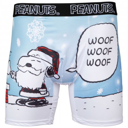 Peanuts Christmas Snoopy & Woodstock 2-Sided Boxer Briefs